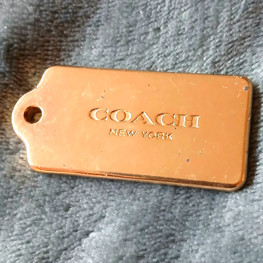 Coach Gold Hangtag
